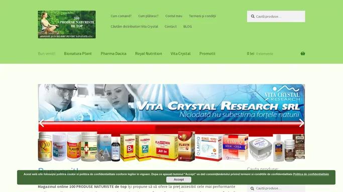 Bionatura Plant, Pharma Dacica, Royal Nutrition, Vita Crystal