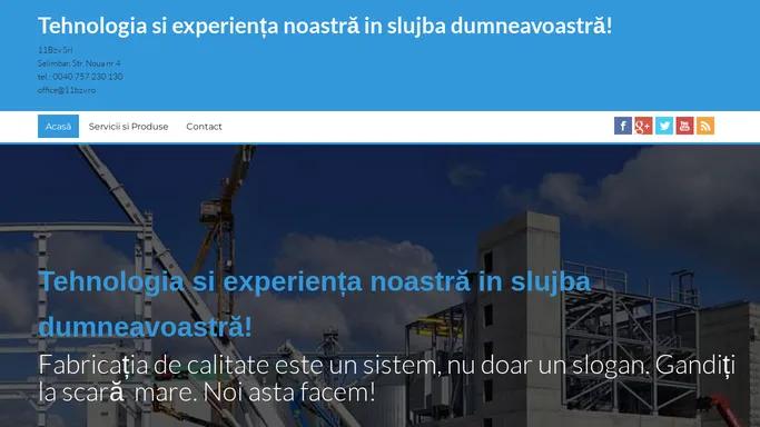 Tehnologia si experienta noastra in slujba dumneavoastra! – Built with SitePad