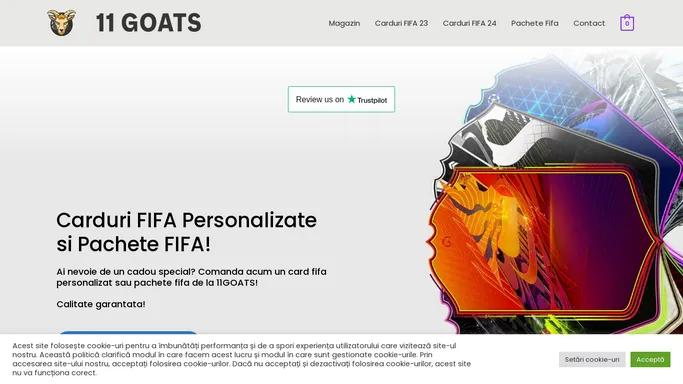 Alege un Card Fifa Personalizat de Calitate 🔥 | 11GOATS