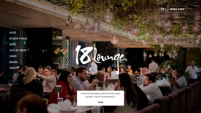 Restaurant cu priveliste panoramica in Bucuresti | 18lounge