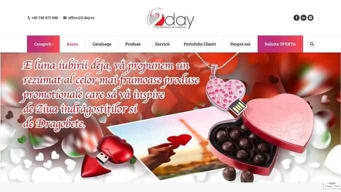 Produse si materiale promotionale - Servicii de personalizare la 2-Day