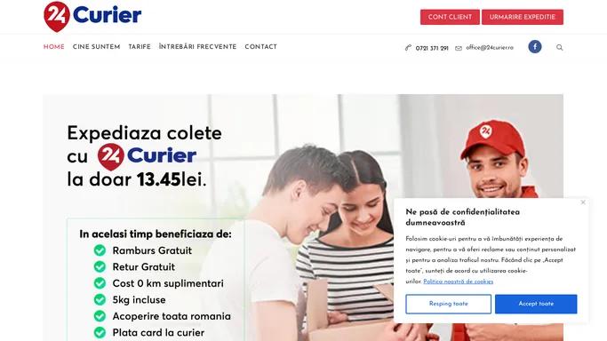 24Curier – Expediaza colete cu 24Curier la doar 13.45RON