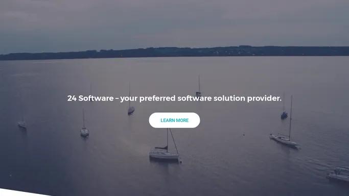 24 Software – your preferred software solution provider