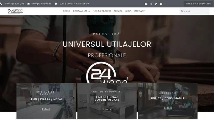 Utilaje prelucrare lemn | 24Wood