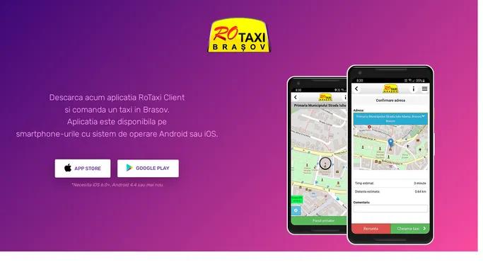 RoTaxi Brasov - Comanda taxi utilizand aplicatia client