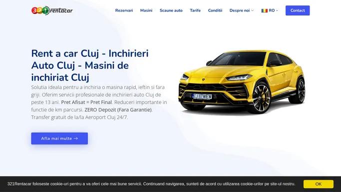 Inchirieri auto Cluj - Masini de inchiriat Cluj - 321 Rent a car Cluj