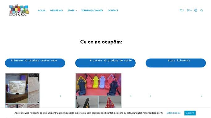 3D Print Store | Din pasiune pentru printarea 3D