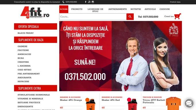 Magazin Online de Suplimente Nutritive si Proteine | 4FIT