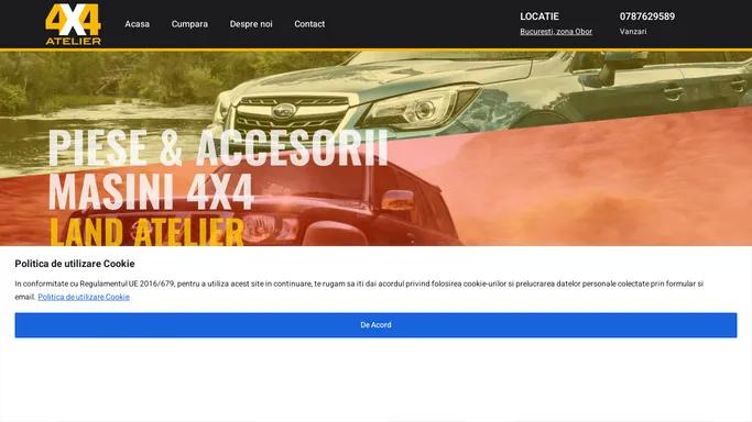 Piese si Accesorii 4x4 - Acasa