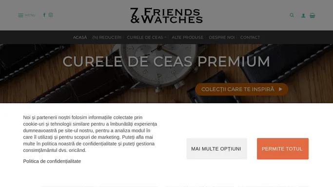 Curele de ceas din piele naturala - 7Friends & Watches