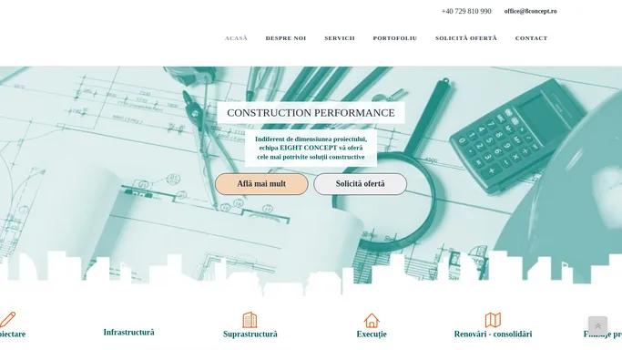 Constructii case - constructii civile - publice- industriale- Eight Concept