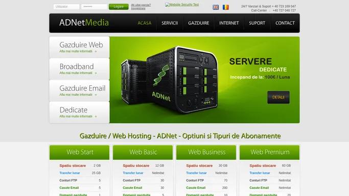 Gazduire Web | Hosting | Servere | Design | WebHosting | ADNet Media