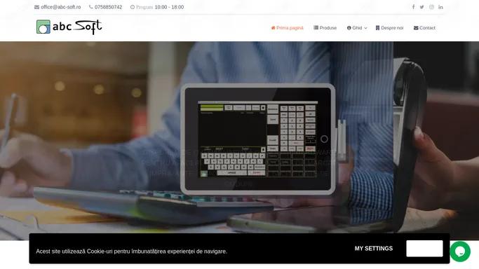 ABC Soft - solutii informatice pentru business | POS Gestiune Facturare