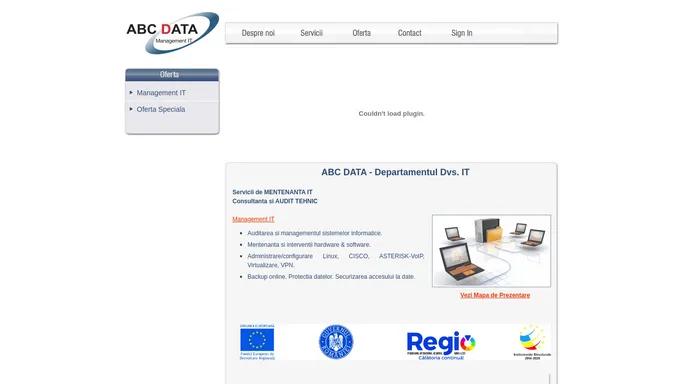 ABC Data - Management IT,Instalatii electrice,Software,Data Center