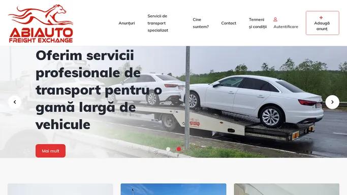 ABI AUTO – SERVICII INTEGRATE – SERVICII INTEGRATE TRANSPORT SI VANZARI AUTO