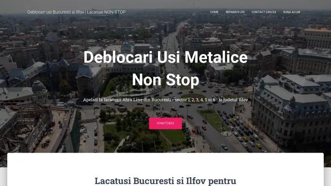 Deblocari usi Bucuresti si Ilfov | Lacatusi NON-STOP