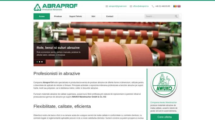 Acasa | Abraprof - produse abrazive