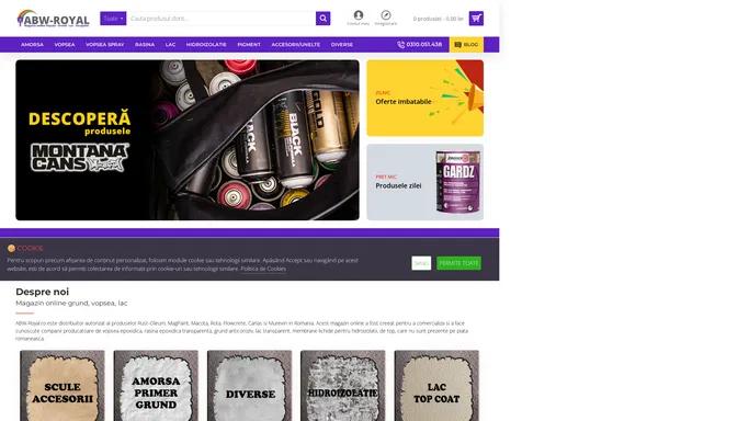 Magazin ABW Royal - Magazin online grund, vopsea, lac
