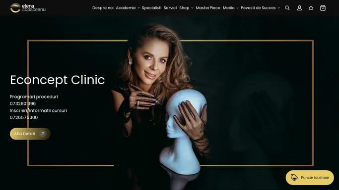 Academia Elena Copaceanu | Cursuri | Clinica | Shop