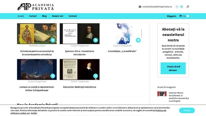 Acasa | Academia Privata