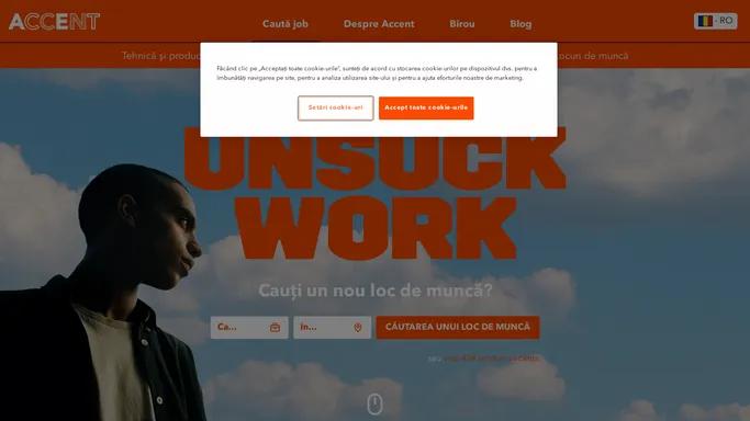 Unsuck Work | Dorim sa imbunatatim munca ta si intreaga piata a muncii.