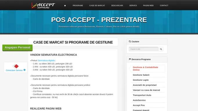 Case de marcat - Accept Software