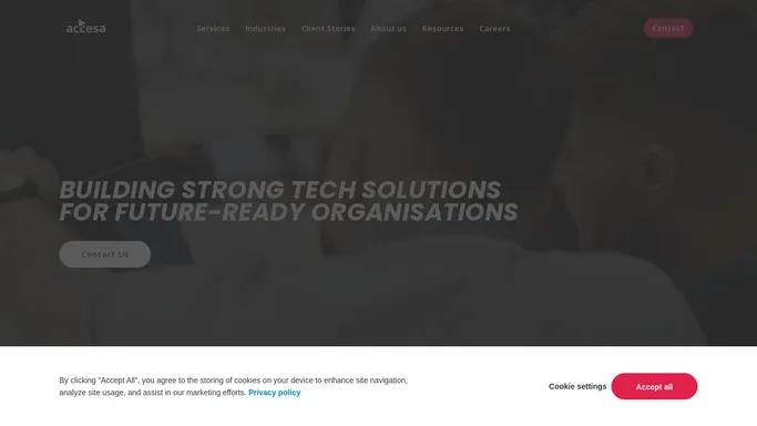 Accesa | Strong tech solutions for future-ready organisations