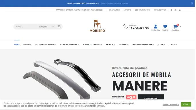 Accesorii Mobilier – Magazin Online MobirefDesign – Magazin online pentru accesorii de mobilier la preturi avantajoase.