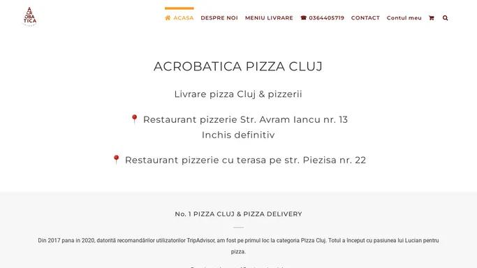 Acrobatica Pizza Cluj - pizza delivery in Cluj | Comanda pizza Cluj online