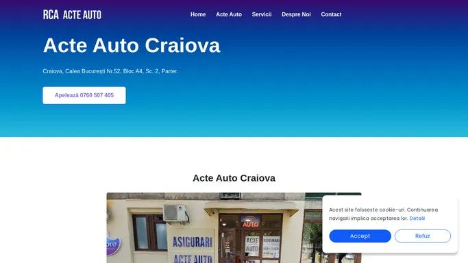 Acte Auto Craiova