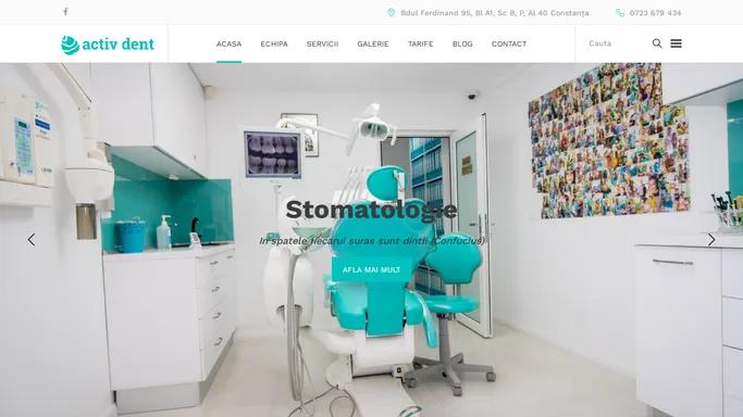 Activ Dent – Cabinet Stomatologie in Constanta – Stomatologie, ortodontie si dermatologie in Constanta