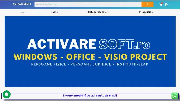 Licente Windows - Office ✔️ activaresoft.ro