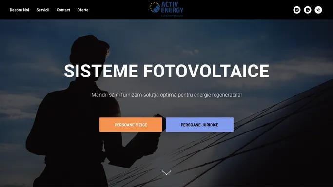 Activ Energy - Solutii optime pentru energie regenerabila