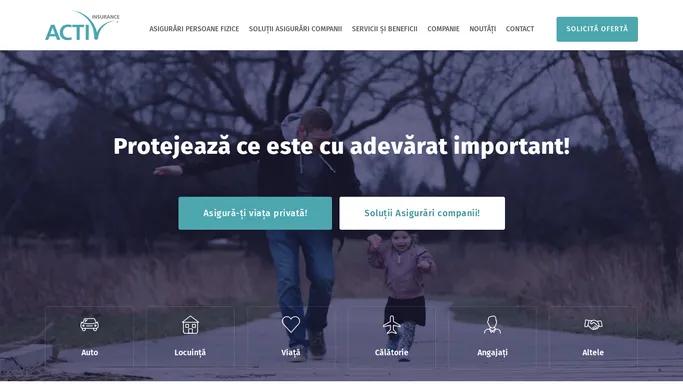 Activ Insurance – Solutii de Asigurari