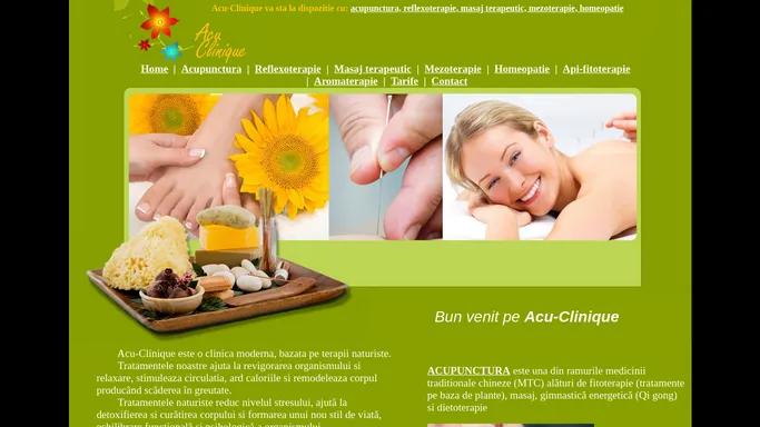 Acu-Clinique: acupunctura, reflexoterapie, masaj