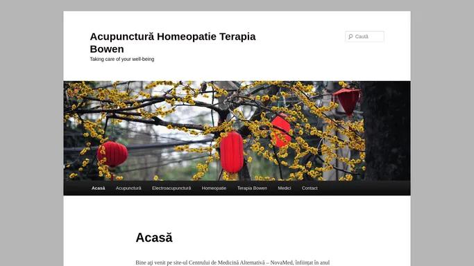 Acupunctura Homeopatie Terapia Bowen | Taking care of your well-being