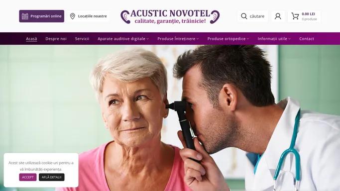 Centru de protezare auditiva si ortopedica | Acustic Novotel