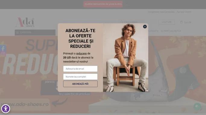 Ada Shoes- Magazinul tau de incaltaminte si accesorii! – ada-shoes.ro