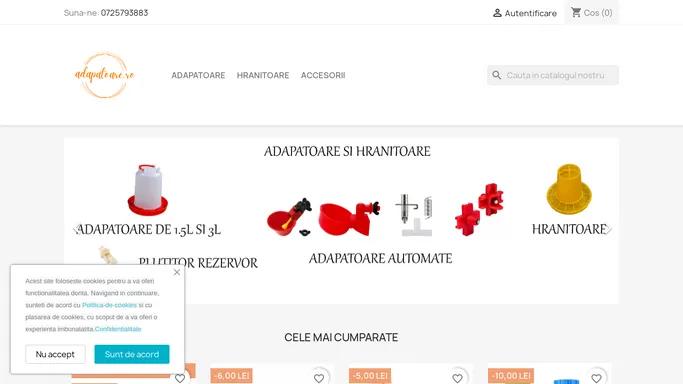 Adapatoare , hranitoare si alte accesorii pentru gospodarii si ferme