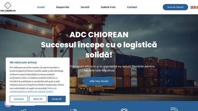 ADC CHIOREAN – Casa de Expeditii si Transporturi Interne sau Internationale