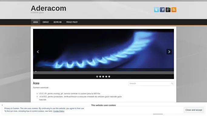 Aderacom – Instalatii de gaze