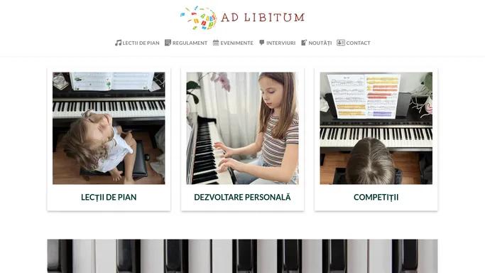 Home Page - AD LIBITUM