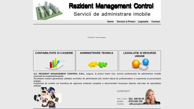 REZIDENT MANAGEMENT CONTROL S.R.L. - Servicii de administrare imobile / Administrare blocuri