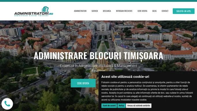 Administrare blocuri Timisoara