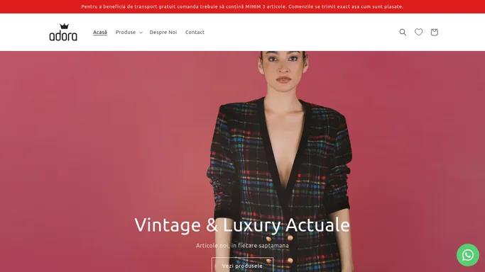 Adora - Vintage & Luxury Actuale – ADORA