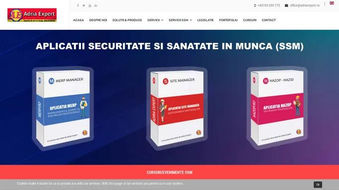 AdriaExpert - SSM, Protectia muncii, Evaluare Riscuri