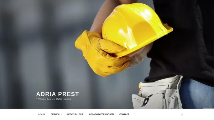 Adria Prest Sibiu - Servicii de consultanta la locul de munca