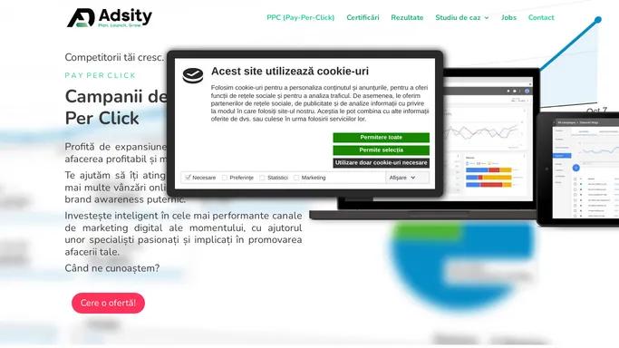 Adsity - Agentie Pay Per Click - Google Ads, Facebook Ads