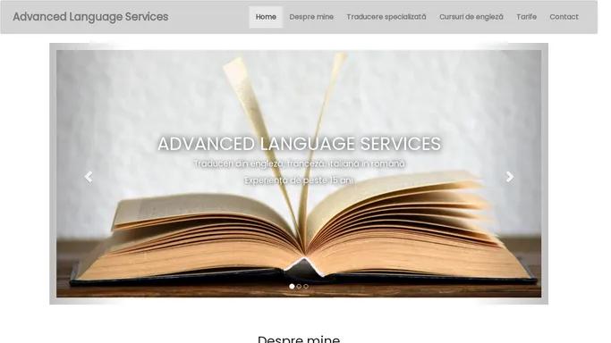 ADVANCED LANGUAGE SERVICES