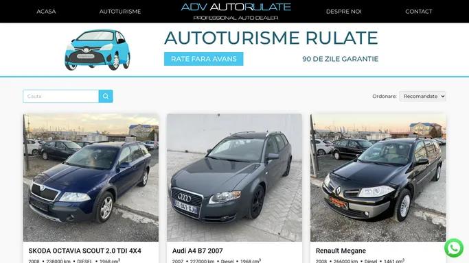 ADV Auto Rulate - Dealer auto autorizat